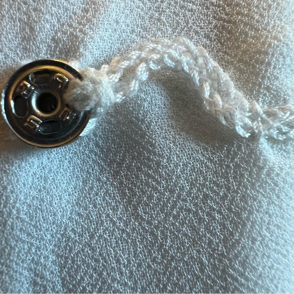 WHITE HOUSE BLACK MARKET TOP, Size S, White Satin Lined Camisole w/ Black Lace. - Picture 5 of 11